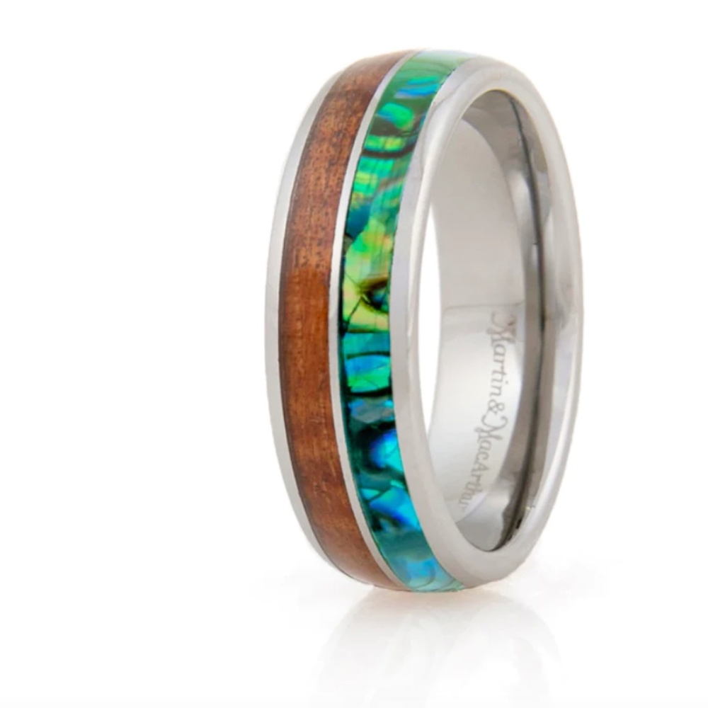 Martin & MacArthur Koa Eternity Ring